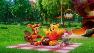 Piglet, Tigger and the Cardboard Box