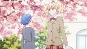 Beneath the Cherry Tree, in a Rain of Petals