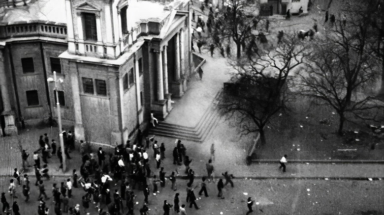 Black March of Târgu Mureș backdrop