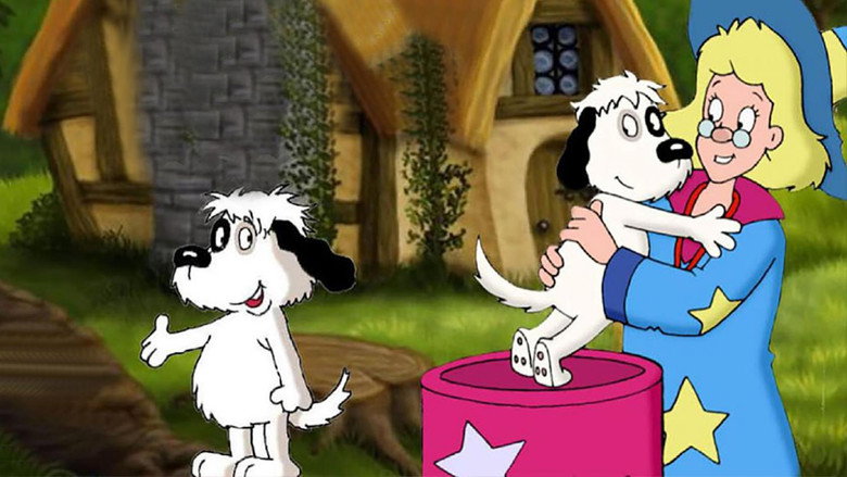 Wilf the Witch's Dog backdrop