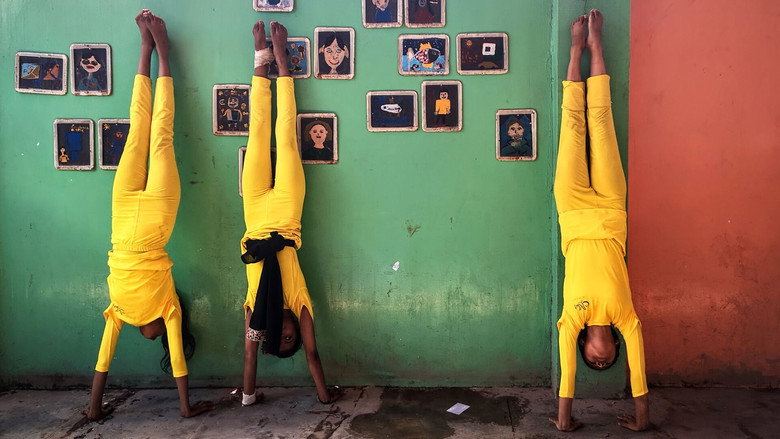 The Gymnasts of Fisherman Colony backdrop