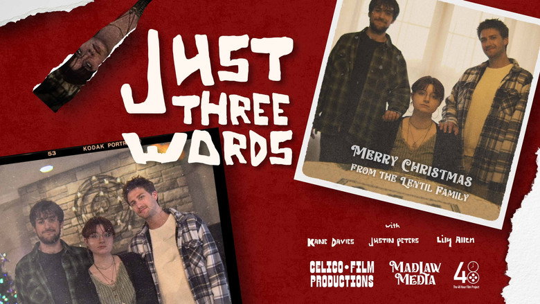 Just Three Words backdrop