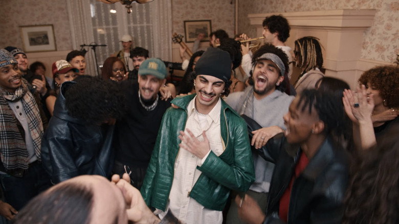 Nos cœurs sur la main backdrop