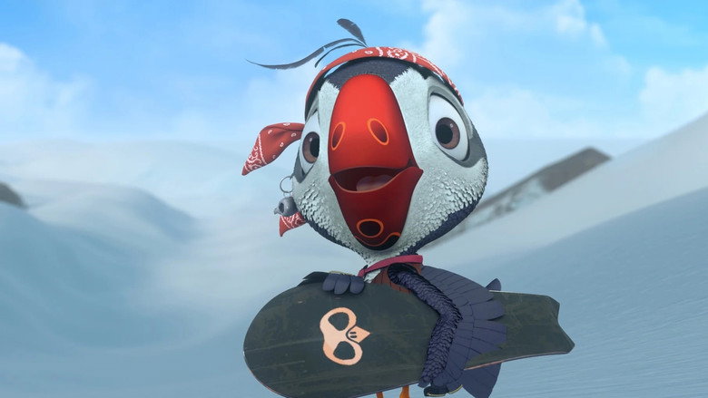 Puffins backdrop