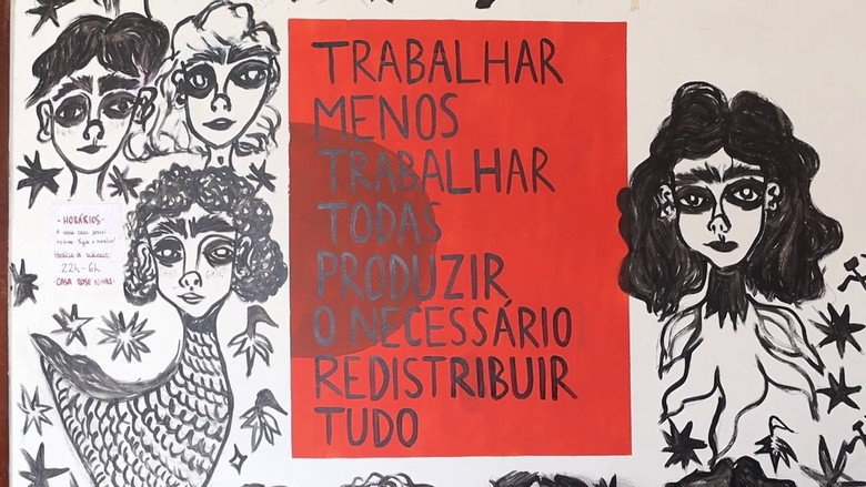 Ocupadas backdrop
