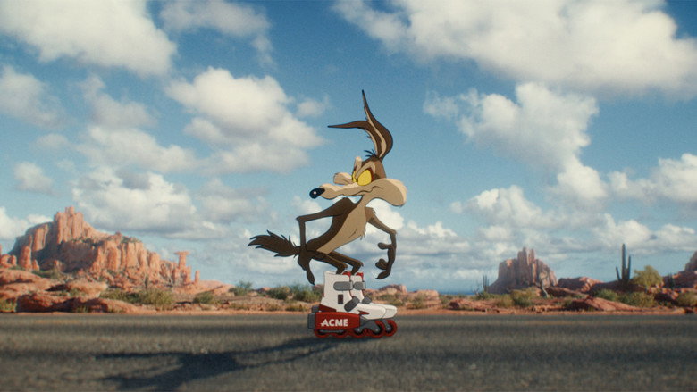 Coyote vs. Acme backdrop