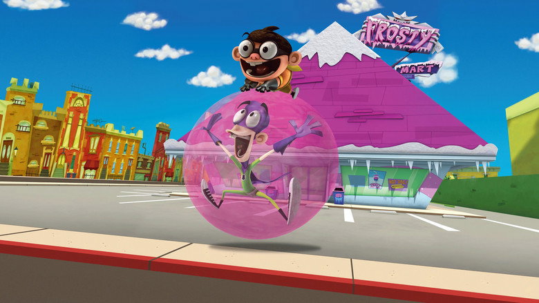 Fanboy and Chum Chum backdrop