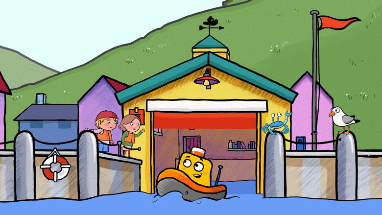 Toot the Tiny Tugboat backdrop