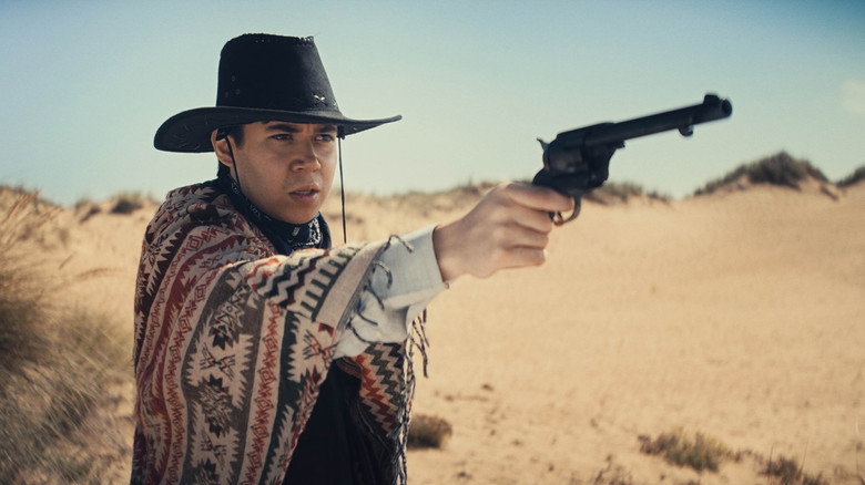 Un Western backdrop