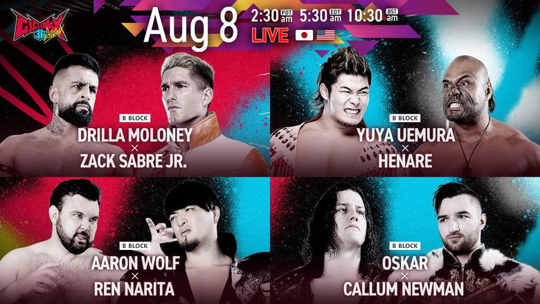 NJPW G1 Climax 36 - Day 13 backdrop