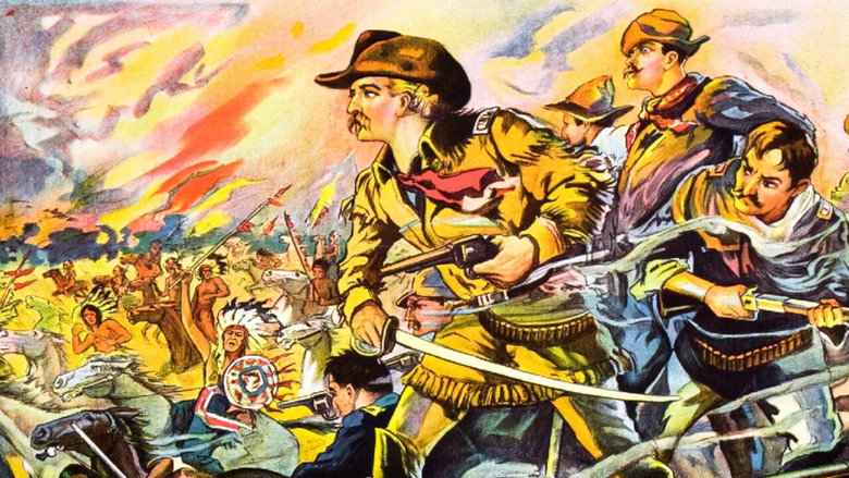 The Flaming Frontier backdrop