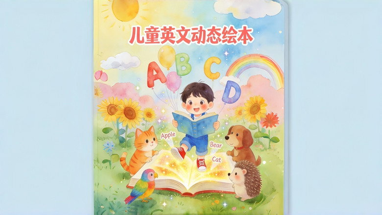 儿童英文动态绘本 backdrop