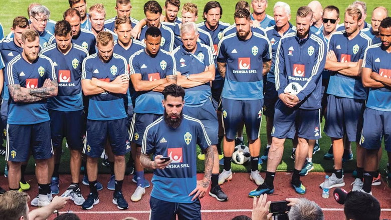 Jimmy Durmaz och frisparken backdrop