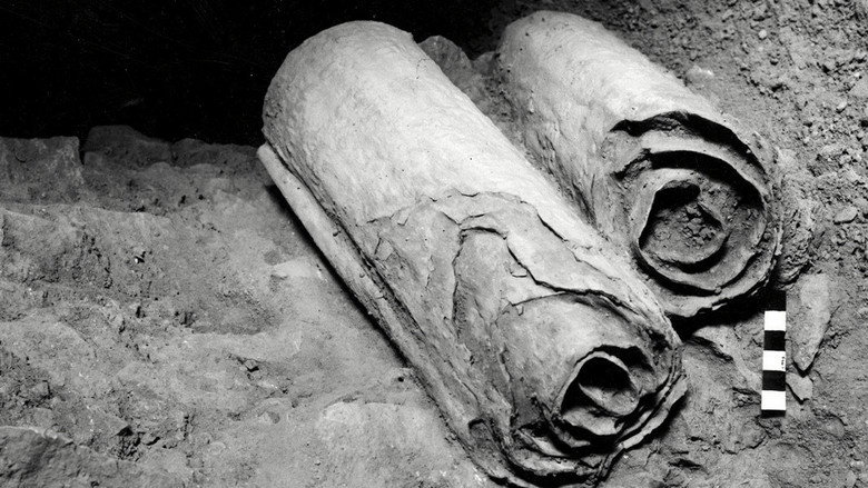 La ricerca dei rotoli del mar morto backdrop