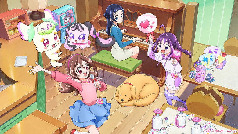 You and Idol Precure backdrop