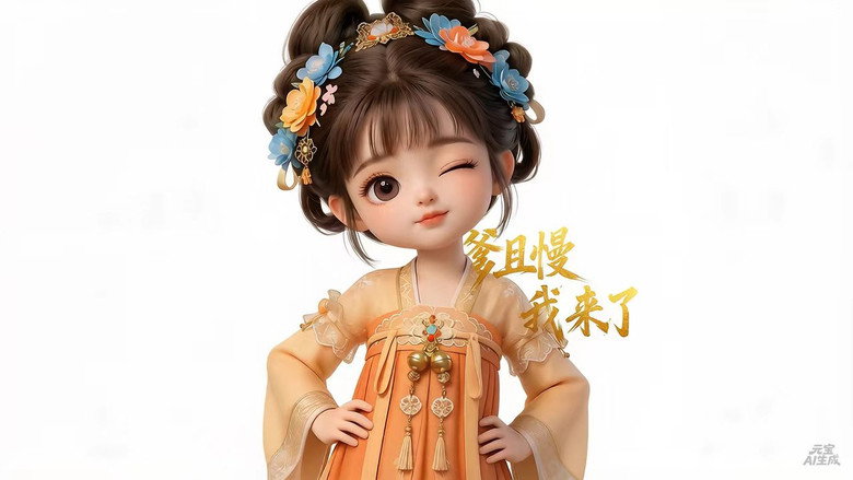 爹且慢我来了 backdrop