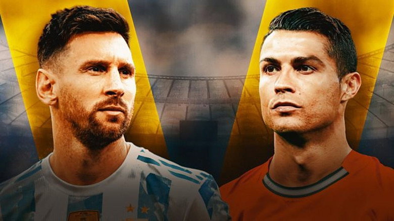 Rivals: Messi v Ronaldo backdrop