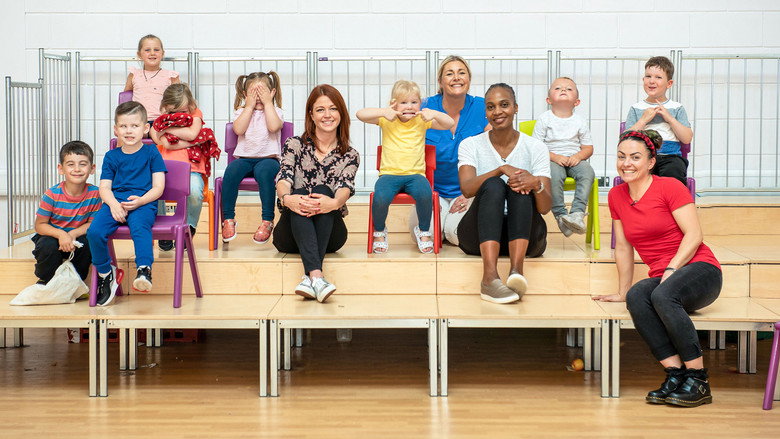 Britain's Naughtiest Nursery backdrop