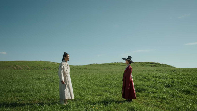 Man in Hanbok backdrop