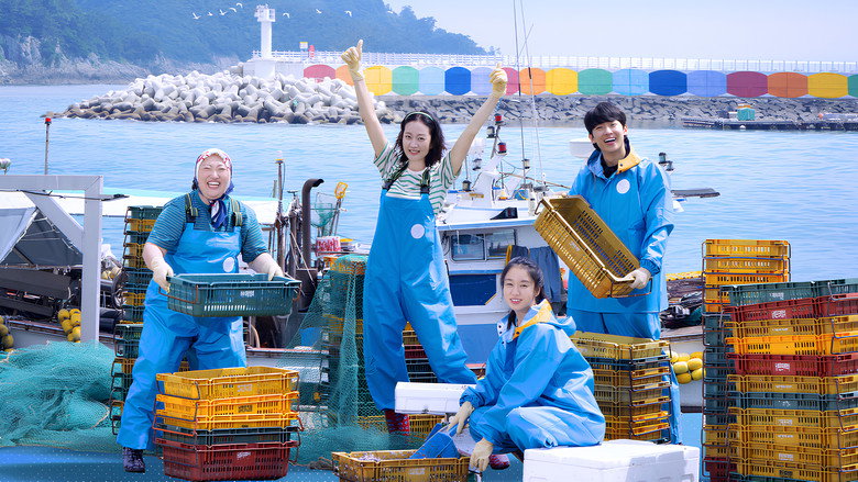 Fresh off the Sea backdrop