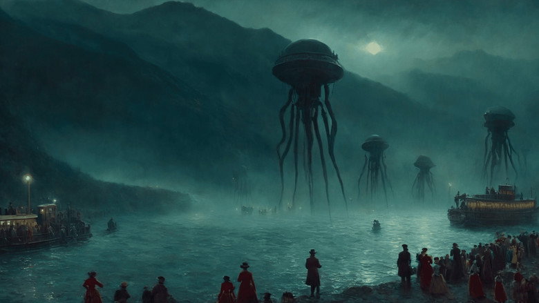 The War Of The Worlds: The Prophetic Novel backdrop