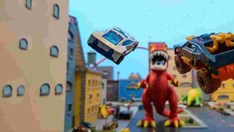 Hot Wheels City backdrop
