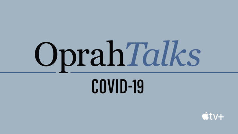 Oprah Talks COVID-19 backdrop