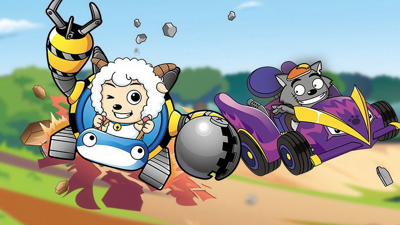 Pleasant Goat and Big Big Wolf: Happy Formula backdrop