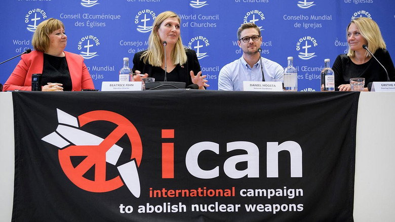 The Nobel peace prize backdrop