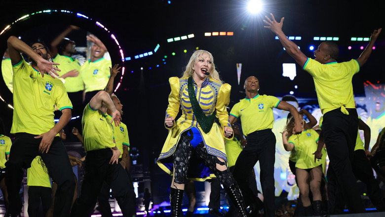Lady Gaga: MAYHEM on the Beach backdrop