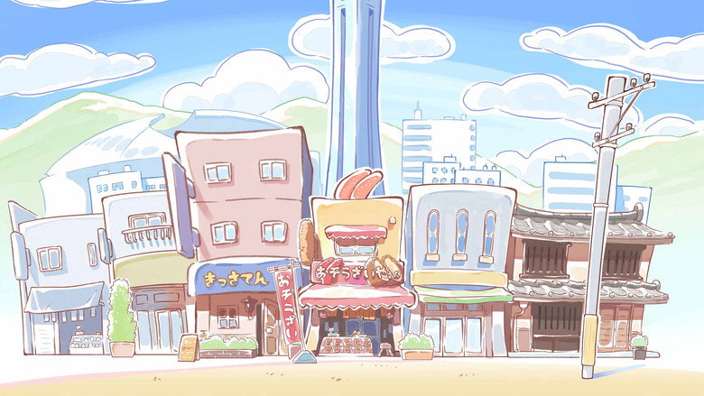 Hakata Mentai! Pirikarako-chan backdrop