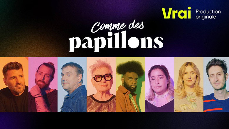 Comme des papillons backdrop