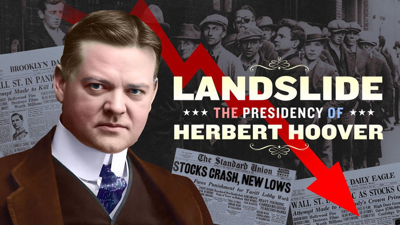 Landslide: A Portrait of President Herbert Hoover backdrop