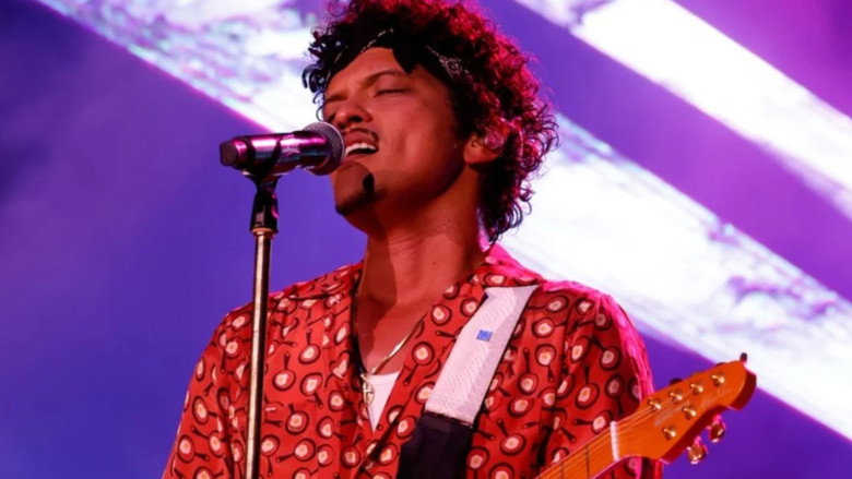 Bruno Mars: The romantic tour live backdrop