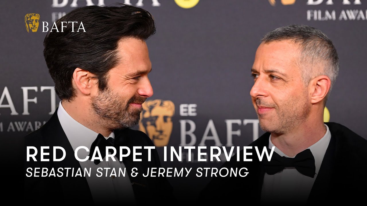 Sebastian Stan & Jeremy Strong Unpack Trump & Cohn Transformation | BAFTA Film Awards 2025