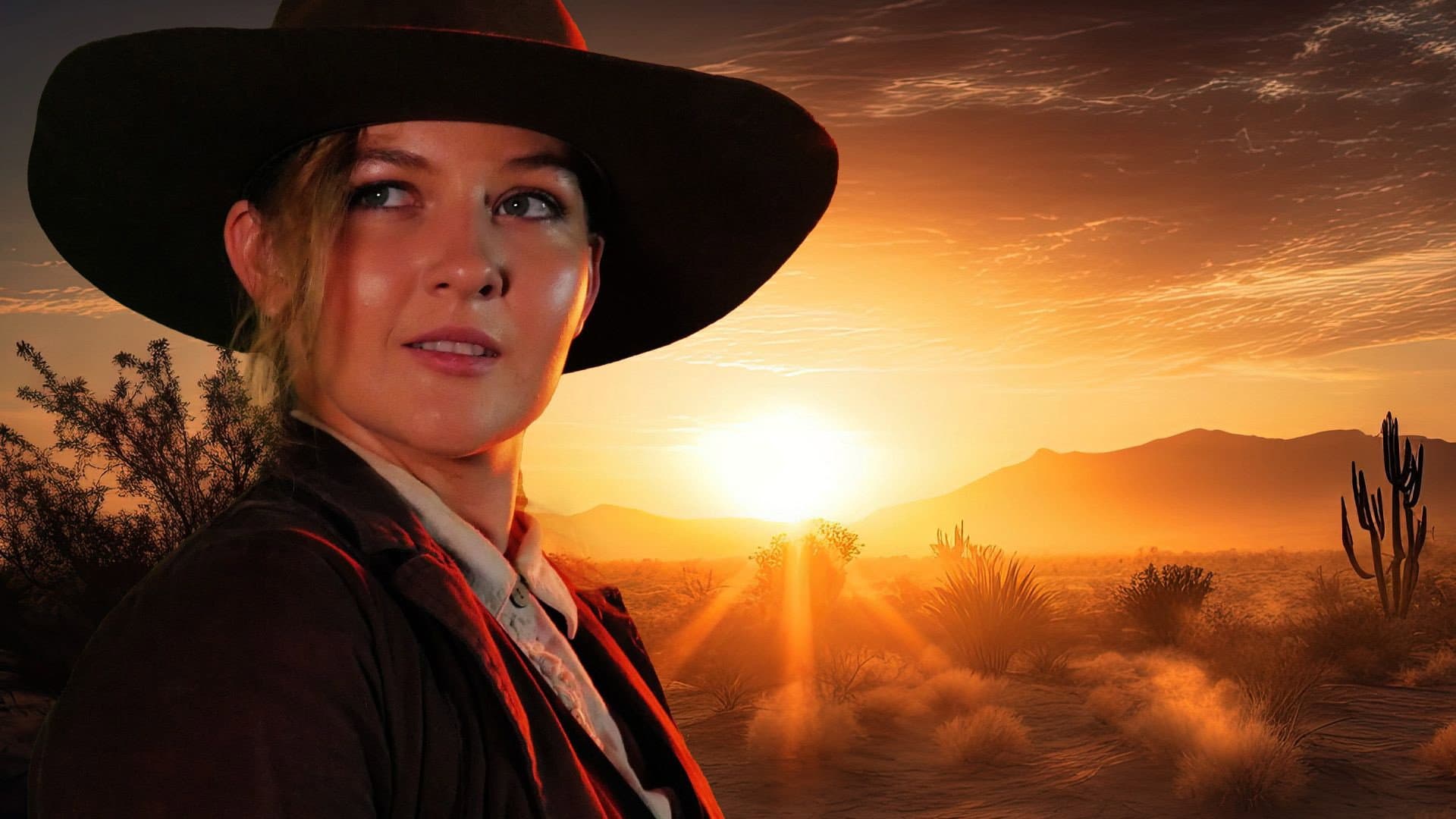 Lady Outlaw backdrop