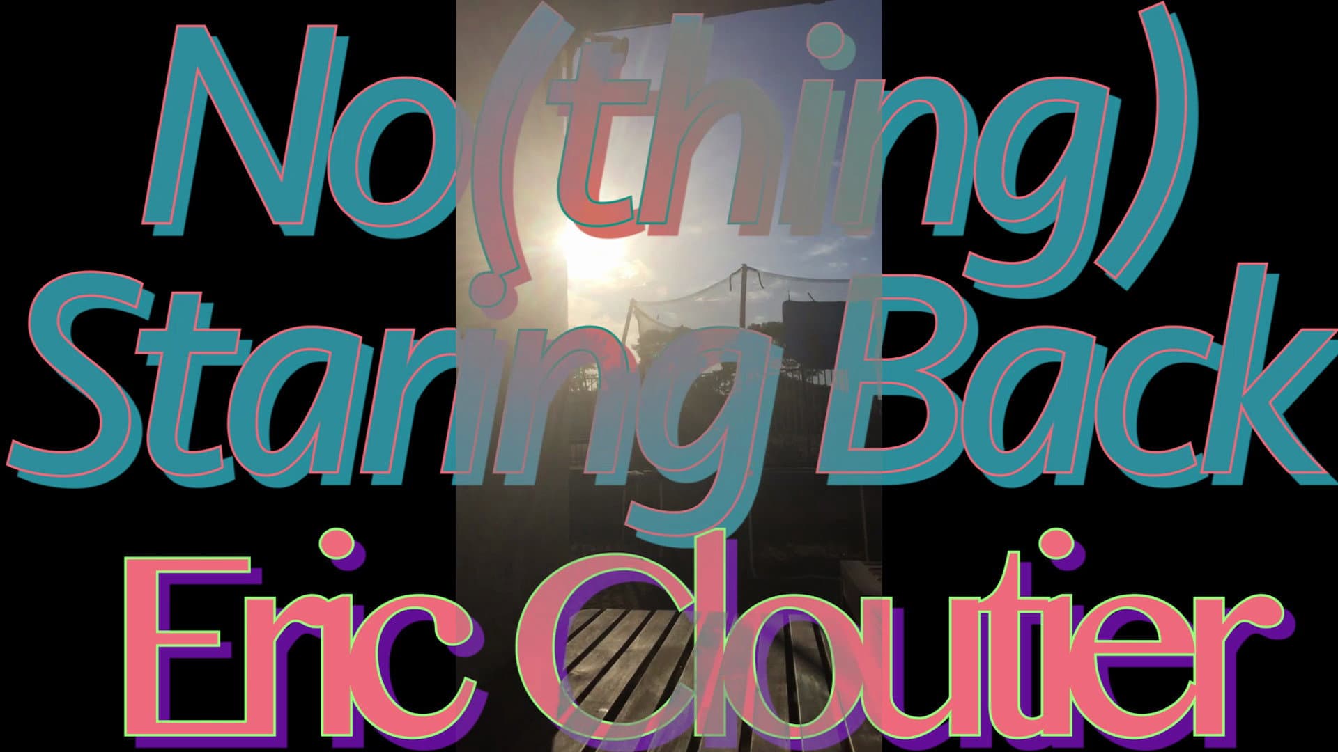 No(thing) Staring Back backdrop