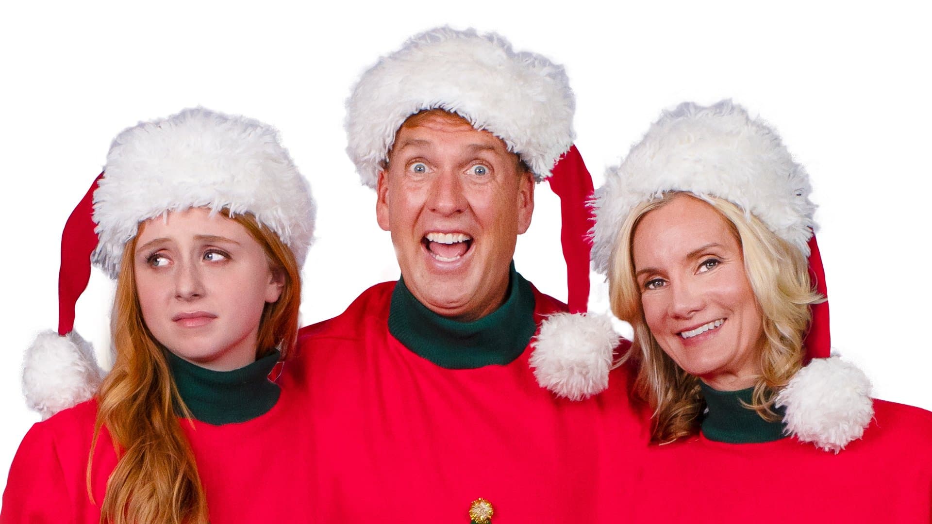 I'll Be Next Door for Christmas backdrop